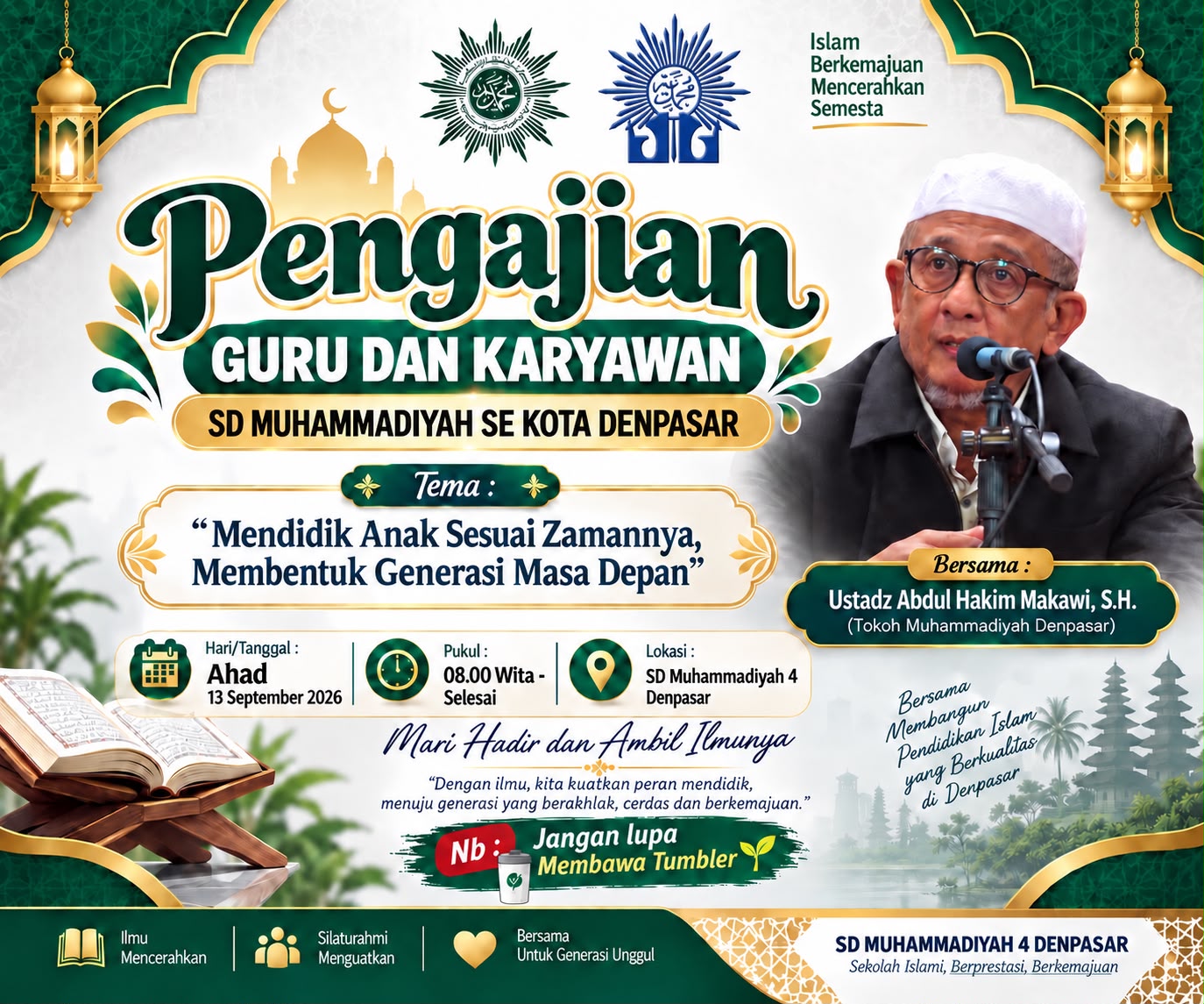 Kajian Bulanan Majelis Dikdasmen dan PNF | "Mendidik Anak Sesuai Zamannya, Membentuk Generasi Masa Depan”